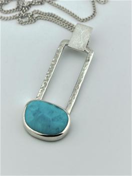 Anhänger Quadrat lang-Larimar