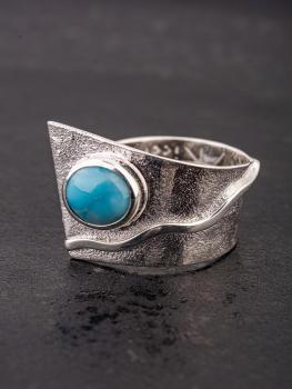 Ring Larimar Schlinge