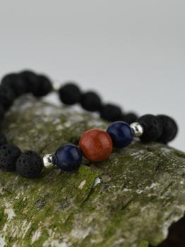 Armband Lava Lapis Jaspis