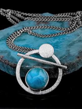 Anhänger Larimar Schaukel