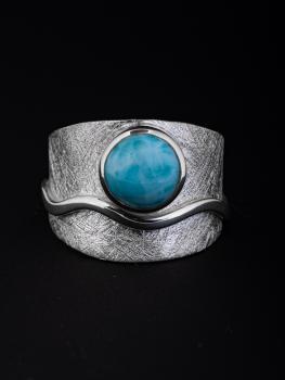 Ring Larimar Welle