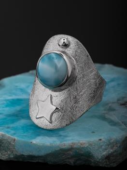 Ring Larimar Star